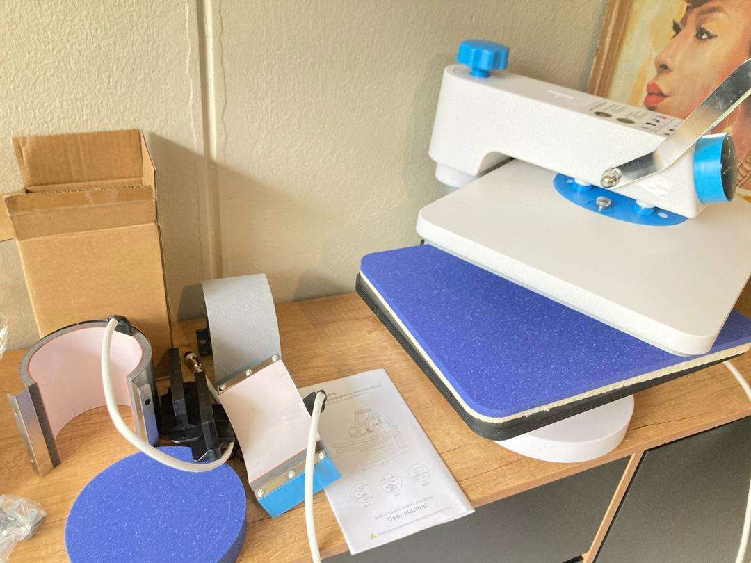 5-in-1 combo heat press machine