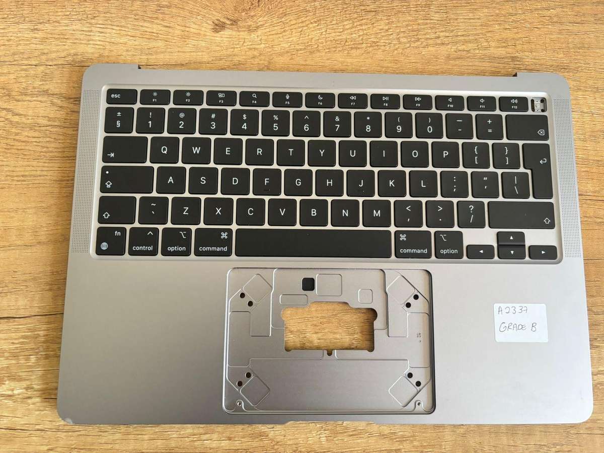 MacBook Air 13" (A2337, Late 2020  M1) Upper Case with Keyboard  Dark Grey (Used, Grade B)
