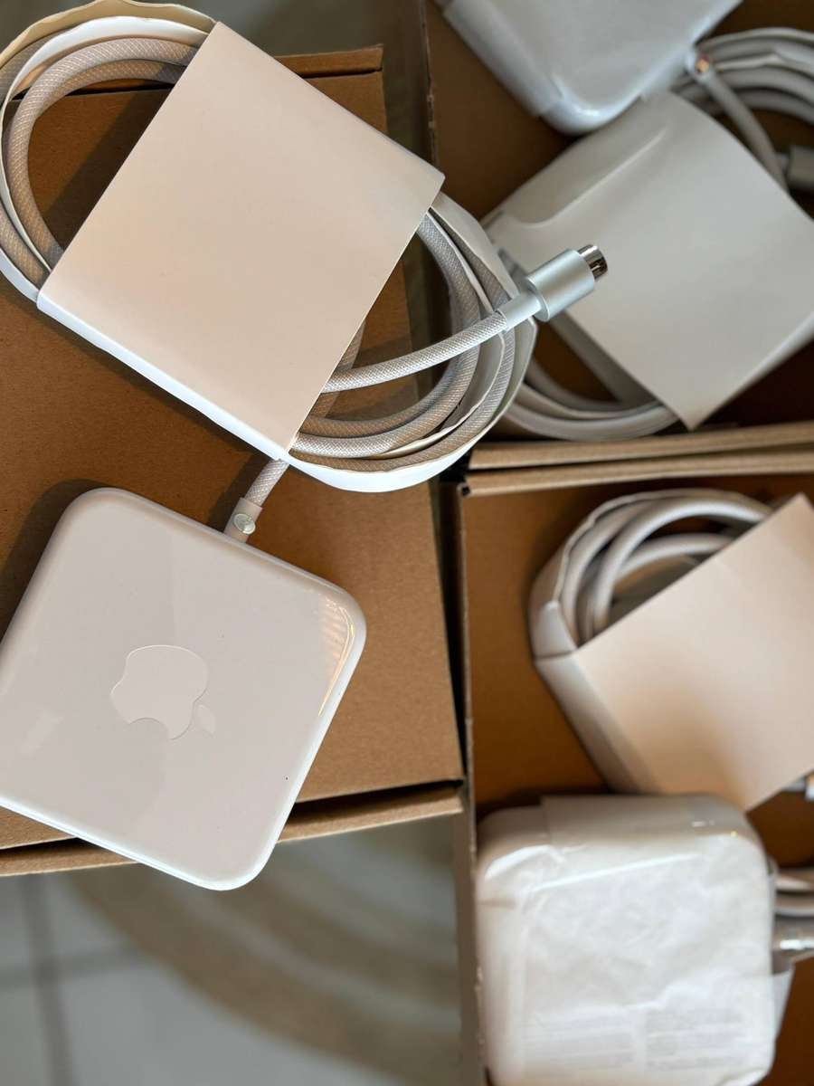 Original Apple 143W Power Adapter (Model A2290) designed for the 24-inch iMac with M1 or M3 chip.
