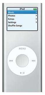 vintage Apple iPod Nano 2nd Generation Silver 2GB | Used | Battery Needs Replacement