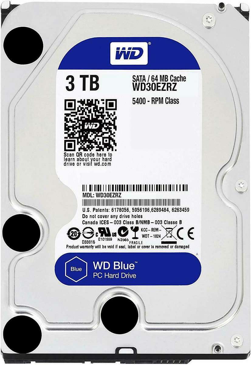 Western Digital 3TB WD Blue Hard Drive HDD - WD30EZAX