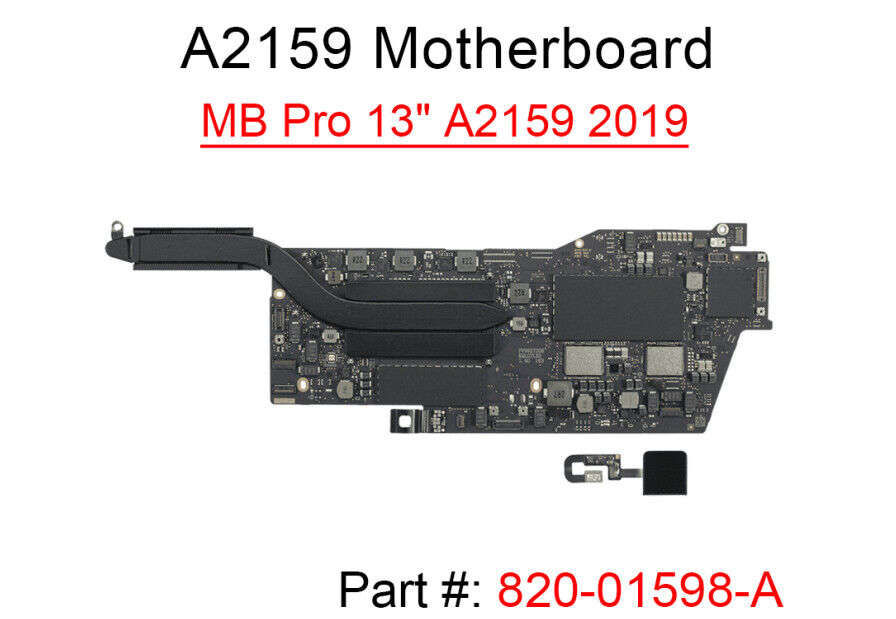A2159 Motherboard for MacBook Pro 13" (2019) - Logic Board 16GB 256GB