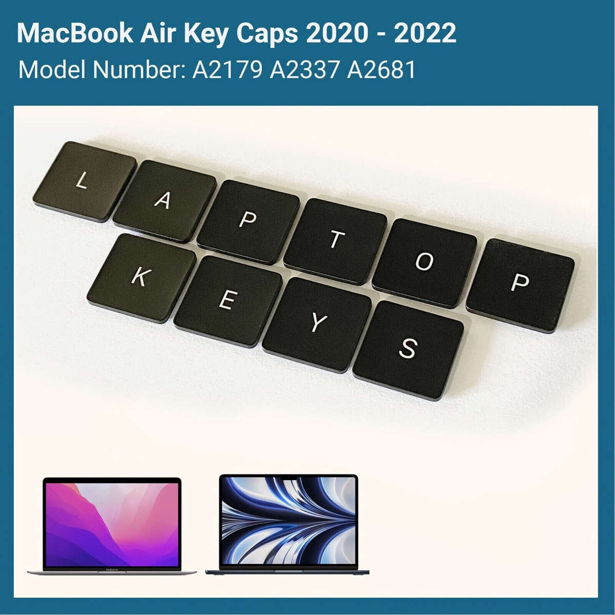 MacBook Air Replacement Key Cup for M1 M2 (A2179, A2337, A2681)