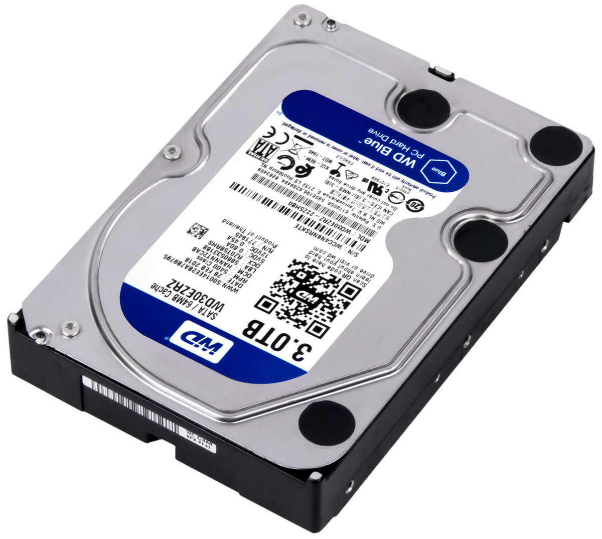 Western Digital 3TB WD Blue Hard Drive HDD - WD30EZAX