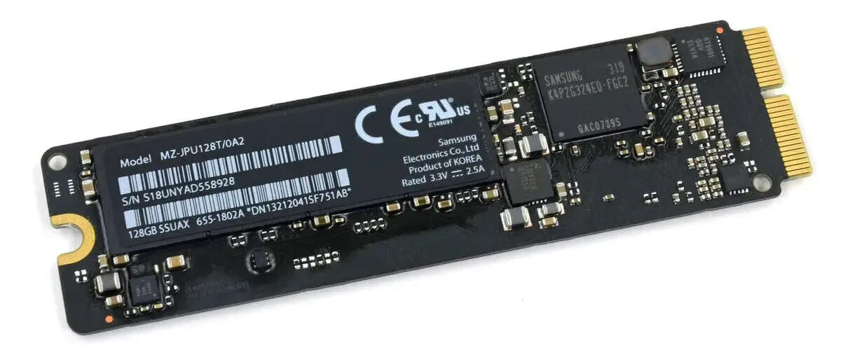 Apple 128GB SSD Drive for MacBook Air, MacBook Pro, iMac, Mac Mini (Loaded with macOS)