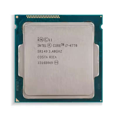 Intel 4th Gen Core i7-4770 SR149 3.40GHz (Turbo 3.90GHz) 4-Core 8M LGA-1150 CPU