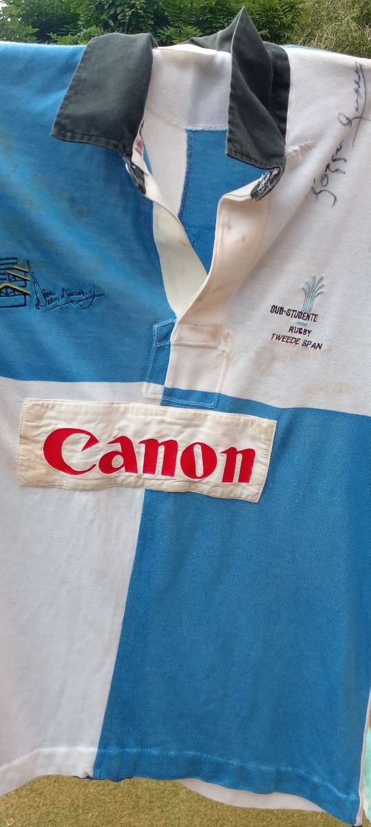 Joggie Jansen Signed Player Rugby Jersey. Authentic Signature.