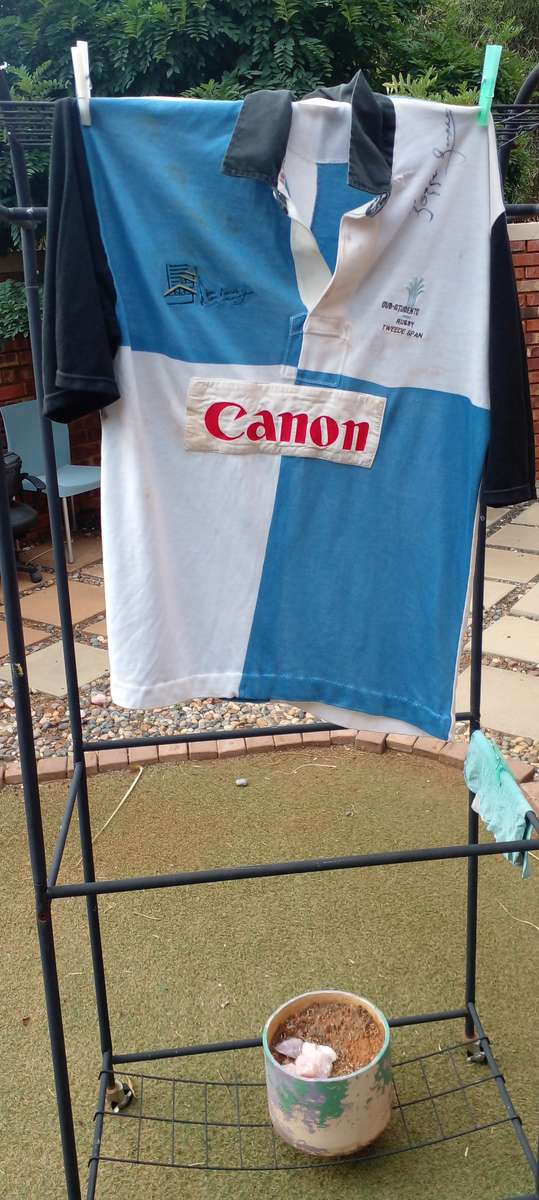 Joggie Jansen Signed Player Rugby Jersey. Authentic Signature.