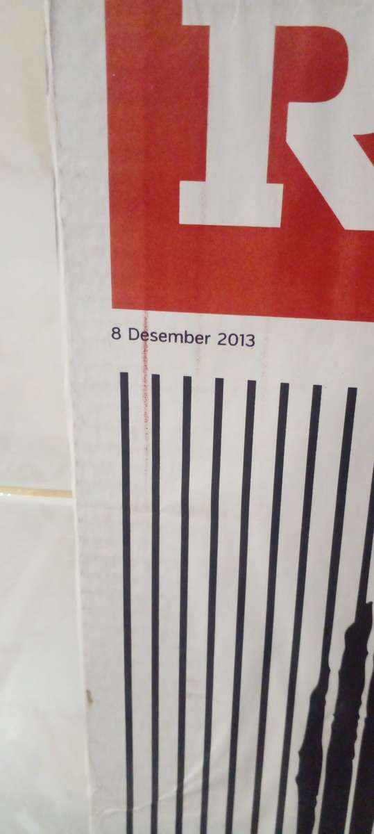 2013 MANDELA RAPPORT POSTER , ANNOUNCING HIS DEATH. SEE DESC