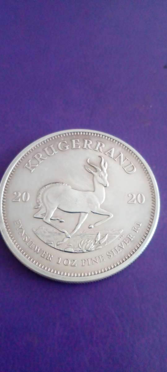 2020 KRUGER 1 OZ.FINE SILVER RAND.