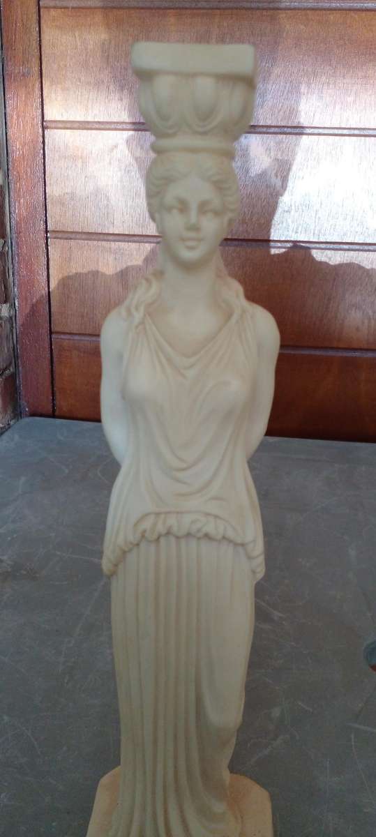GREEK STATUE ALBATROSS ALBASTER GODDESSE FIGURINE.SEE DESC.