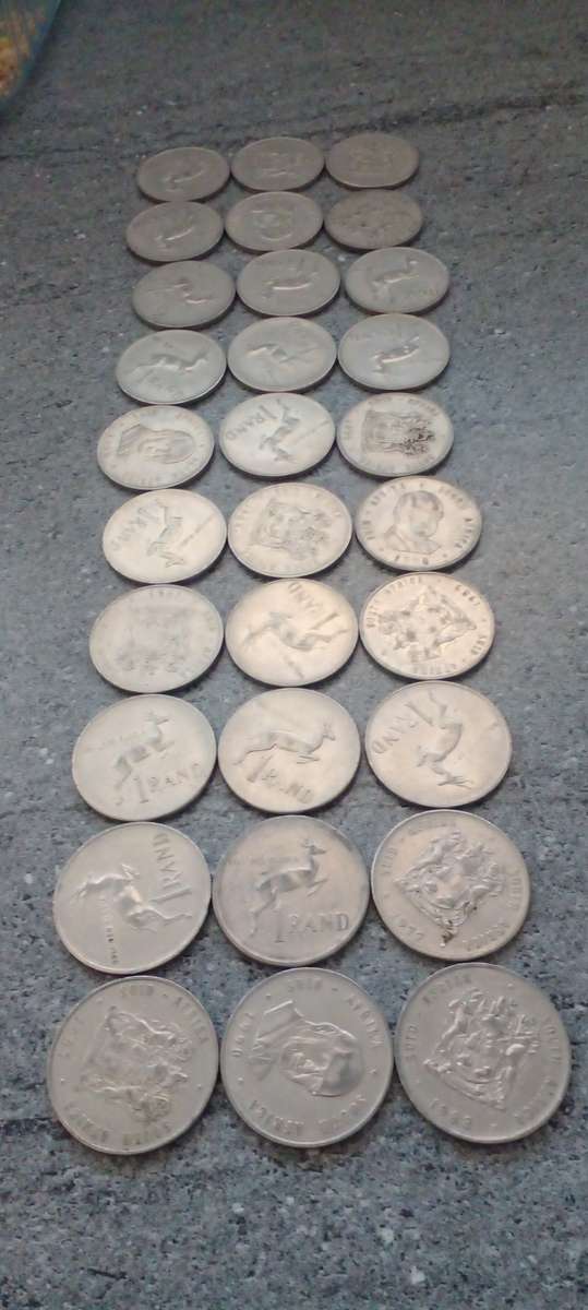 30X NICKEL OLD R1 COINS.BID PER COIN TO TAKE 30.