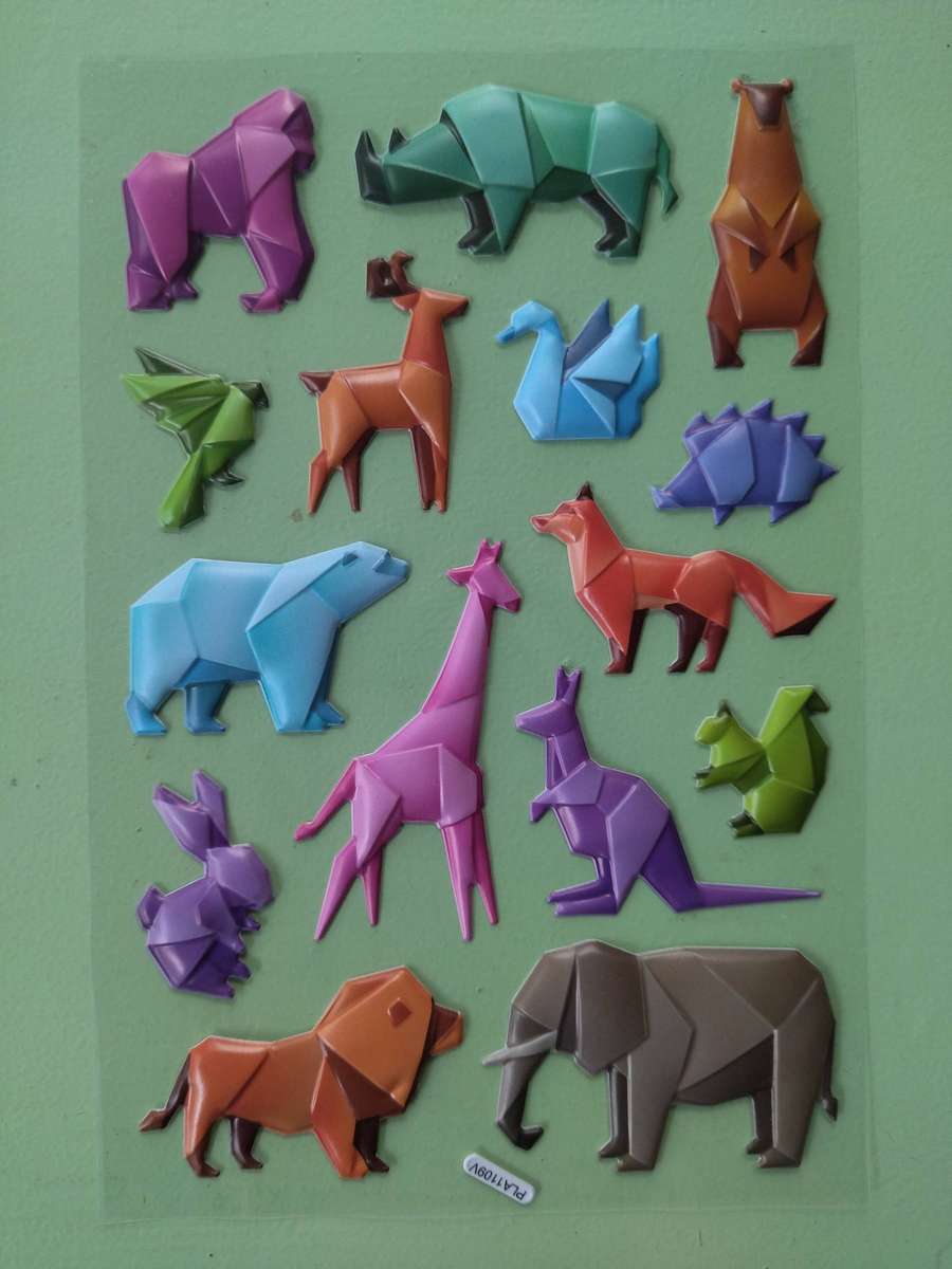 Animal Stickers & Elephant Sticker Album
