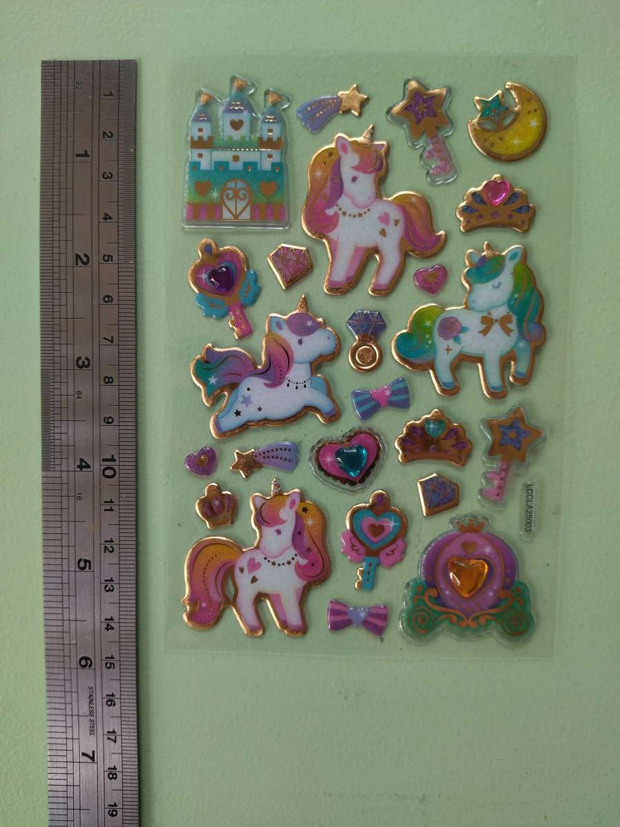 Puffy / Embossed Fairytale Stickers