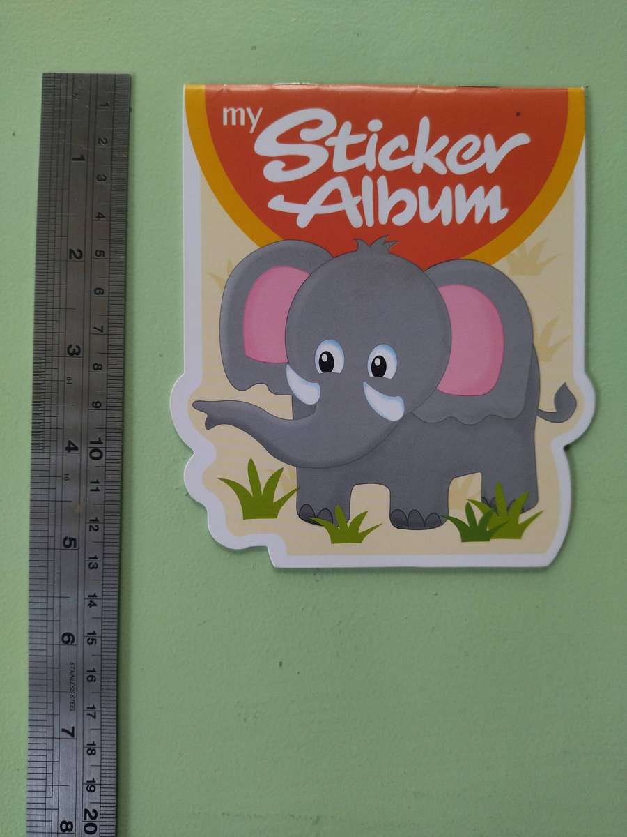 Animal Stickers & Elephant Sticker Album