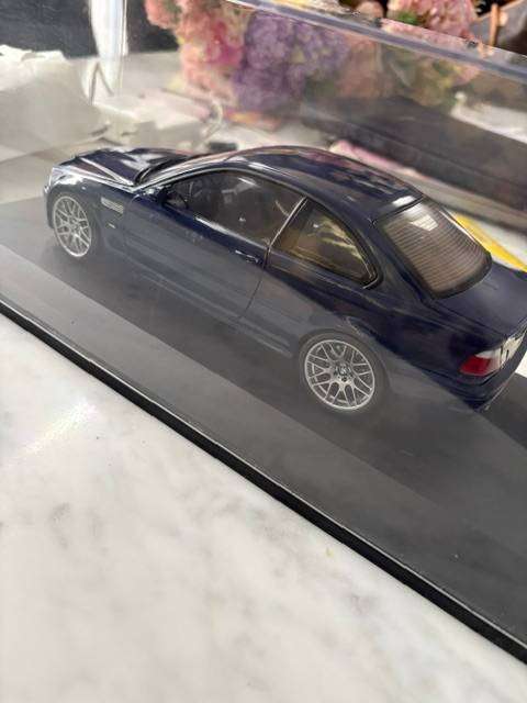BMW E46 M3 COUPE 1/18 MODEL SCALE WITH DISPLAY BOX