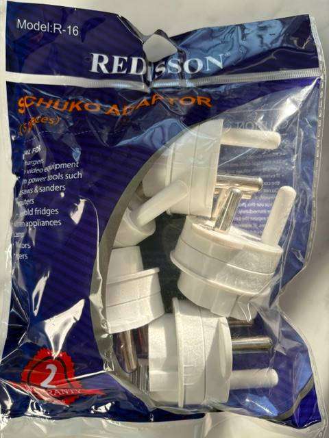 2 PIN PLUG WALL ADAPTERS PACK OF 5 NEW
