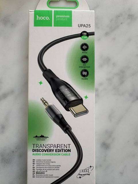 TYPE C TO AUX AUDIO 3.5MM CABLE