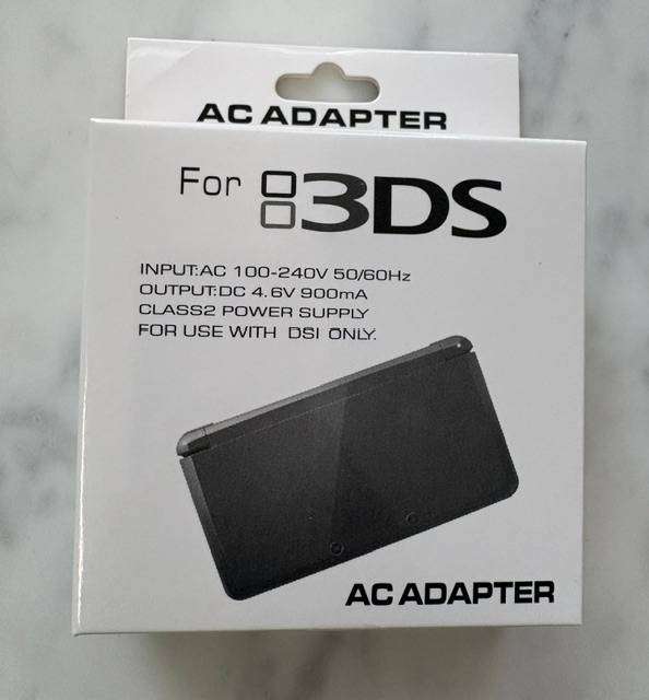 NINTENDO 3DS/DSI/DSI XL CHARGER