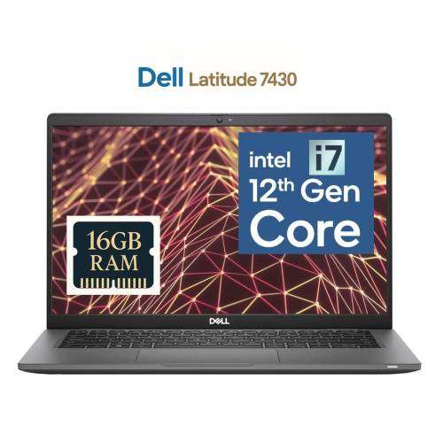Dell i7 12th Gen 7430 Latitude Carbon Fiber Black Laptop