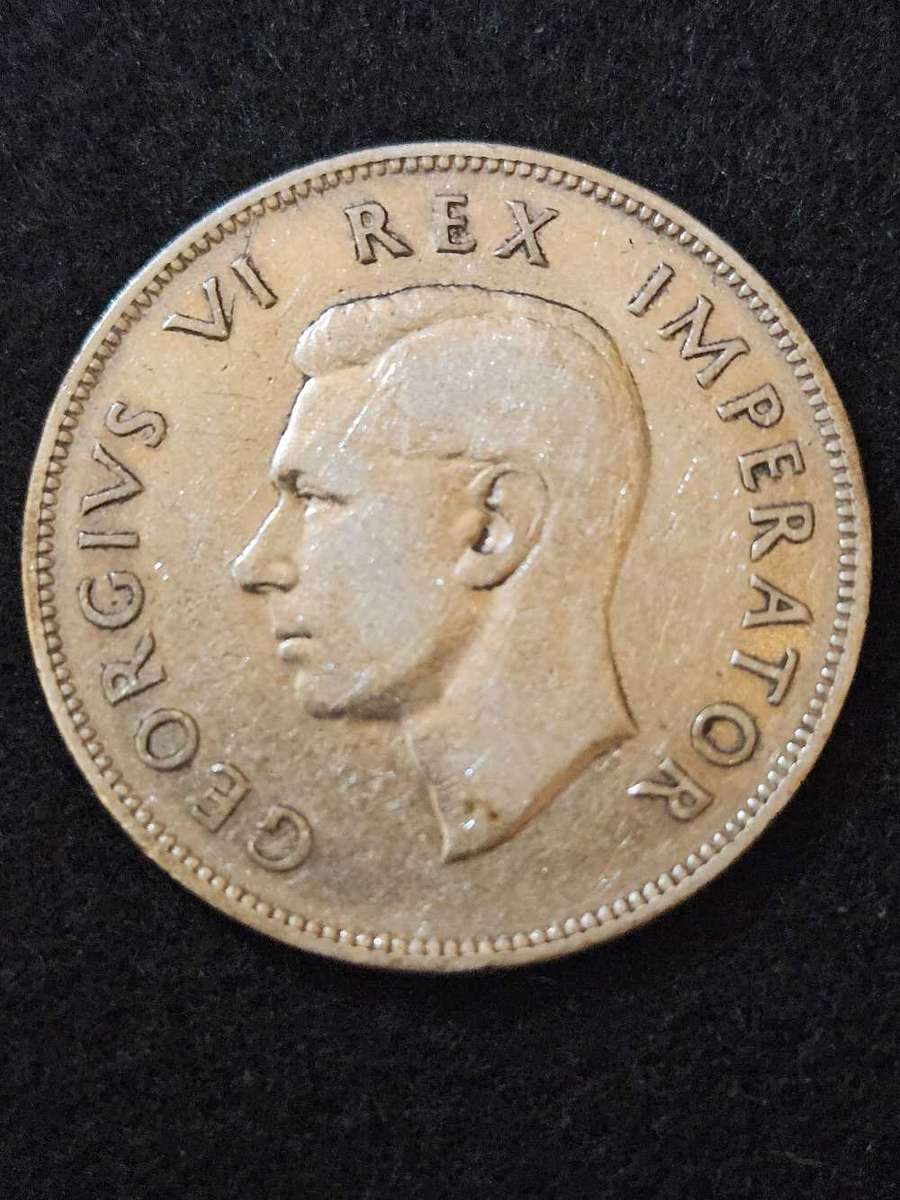 1945 - Union 2½ Shilling - 80% silver