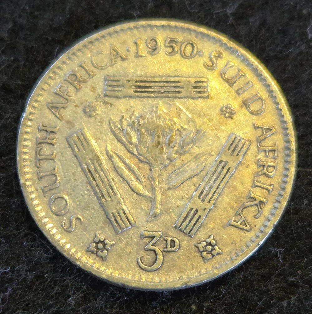 1950 - 3 Pence (lot 1 of 2)