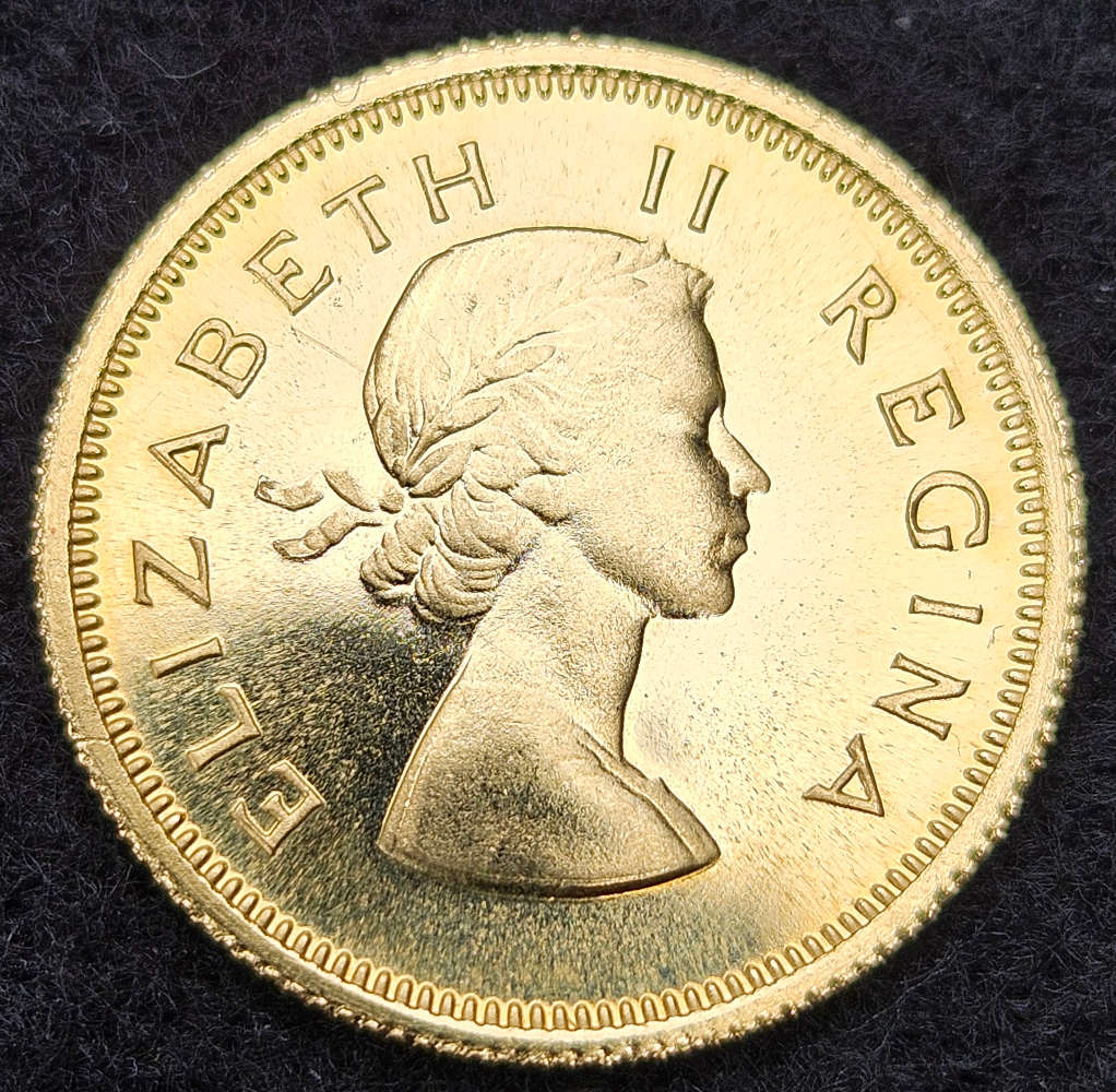 Gold ½ Pound 1960 - Beautiful prooflike coin!