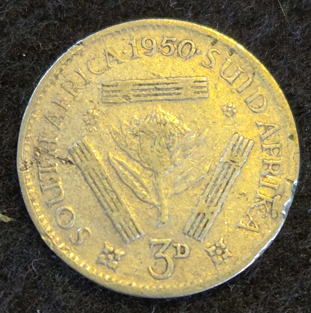 1950 - 3 Pence (lot 2 of 2)