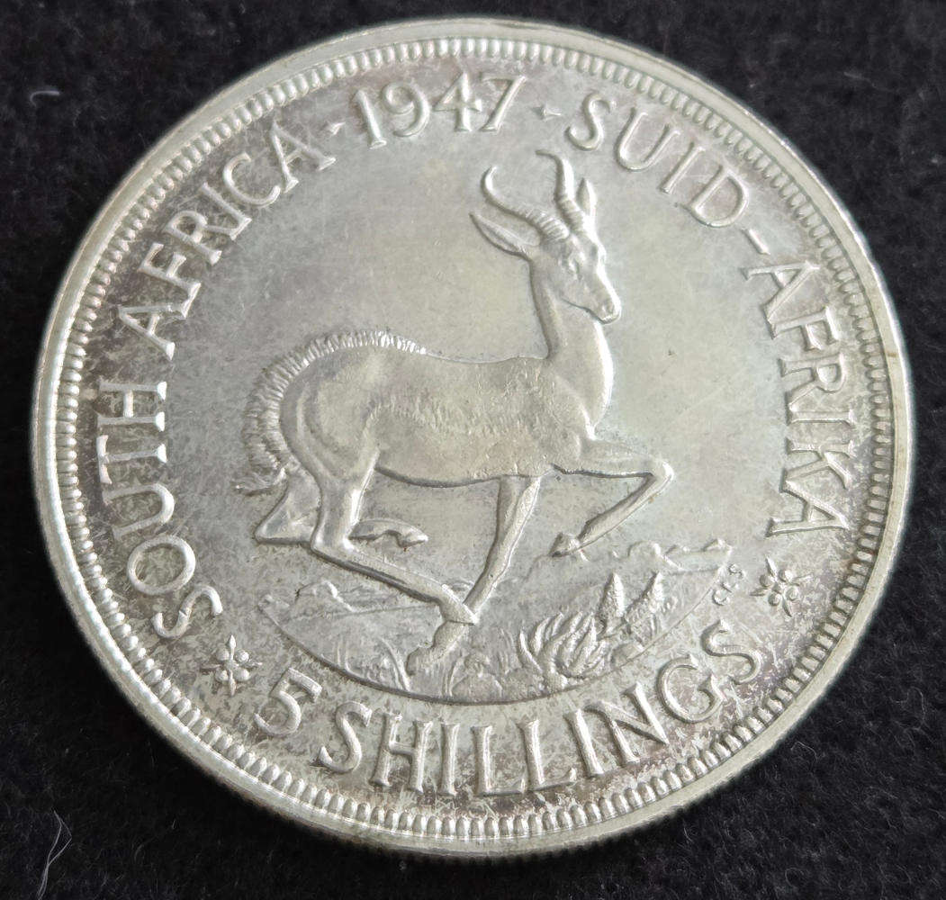 5 Shilling - 1947 (2 of 2).