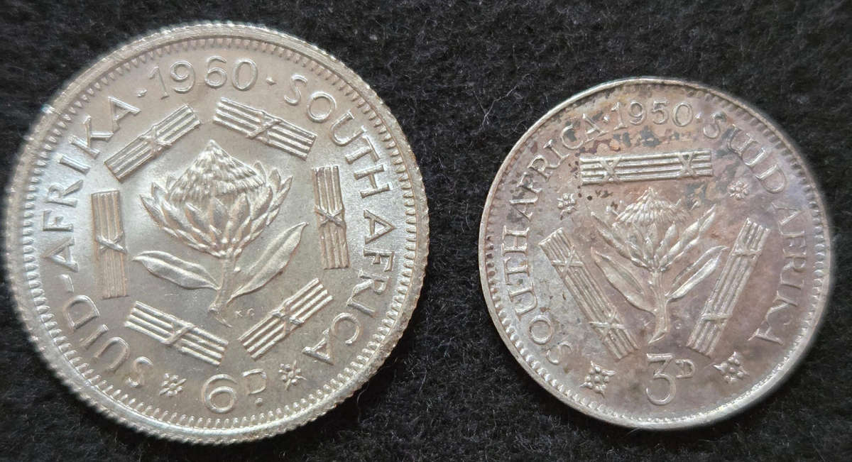 1950 3d & Unc 1960 6d
