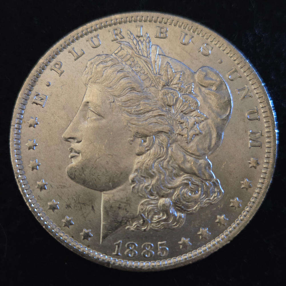 US Morgan Dollar - 1885 "O" mint mark - New Orleans