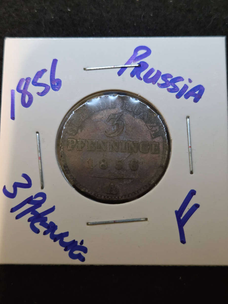 Prussia 3 Pfenning 1856