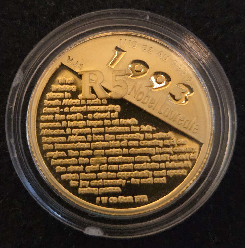 1/10 Gold 1993 R5 - Nobel Laureate