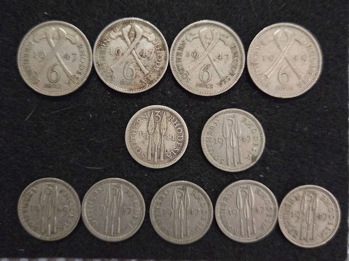 Southern Rhodesia Coin lot