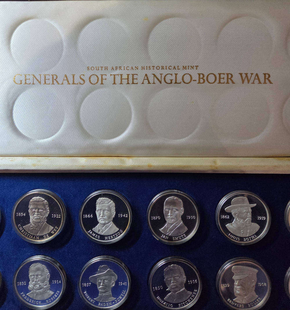 Silver Proof Set - Generals of the Anglo-Boer War