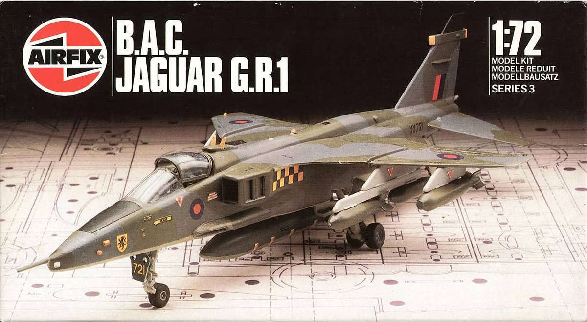 Airfix Model, BAC Jaguar GR1 1/72 Scale