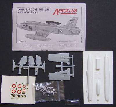 AeroClub Model, AER. MACCHI MB 326, MB326, 1/72 Scale, No Box