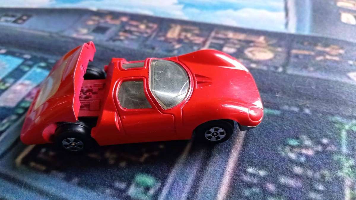 LinToy Model, Alfa Romeo Coupe 33, Red, No Box