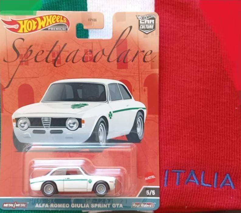 HotWheels Cars, Alfa Romeo Giulia Sprint GTA, Metal / Die-Cast, FPY86