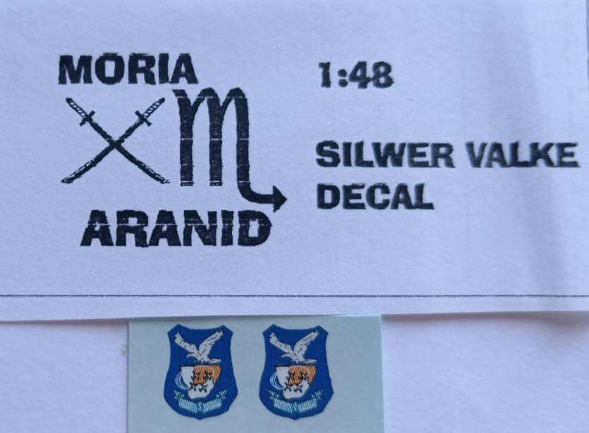 Moria Aranid Decals, SAAF Silwer Falke Badge, ACD-58, 1/48 Scale