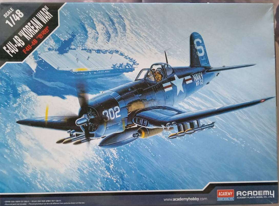 Academy Models, F4U-4B USA Corsair - Korean War, ACAD12267, 1/48 Scale,