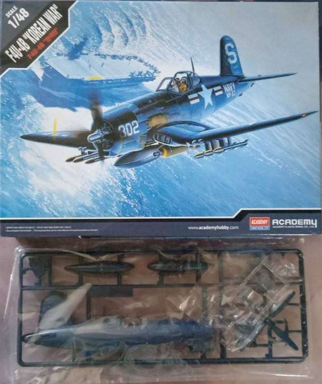 Academy Models, F4U-4B USA Corsair - Korean War, ACAD12267, 1/48 Scale,