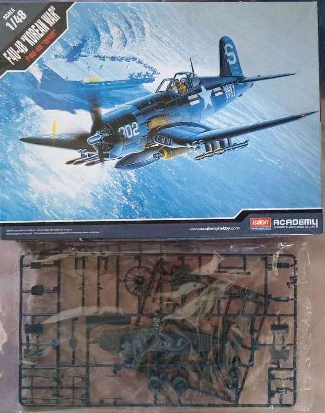Academy Models, F4U-4B USA Corsair - Korean War, ACAD12267, 1/48 Scale,