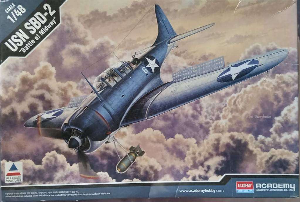 Academy Models, USN SBD-2 "Battle of Midway", ACAD12296, 1/48 Scale,