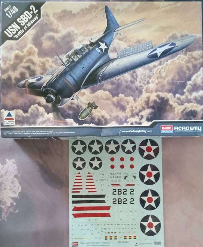 Academy Models, USN SBD-2 "Battle of Midway", ACAD12296, 1/48 Scale,