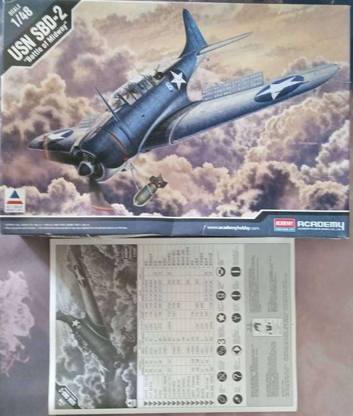 Academy Models, USN SBD-2 "Battle of Midway", ACAD12296, 1/48 Scale,