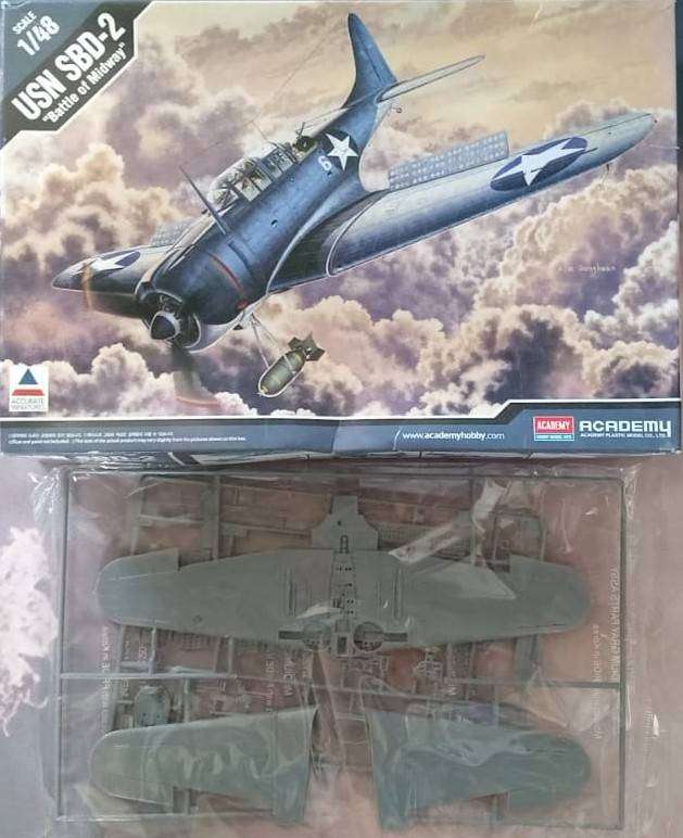 Academy Models, USN SBD-2 "Battle of Midway", ACAD12296, 1/48 Scale,