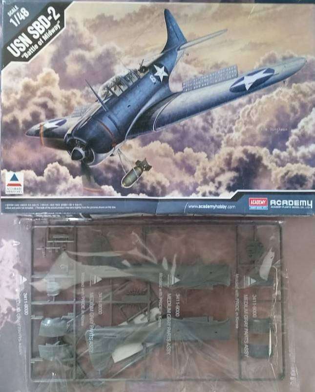 Academy Models, USN SBD-2 "Battle of Midway", ACAD12296, 1/48 Scale,