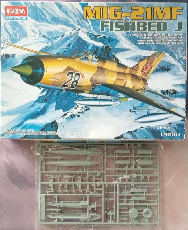 Academy Models, MIG-21 MF Fishbed J, ACAD2171, 1/48 Scale,