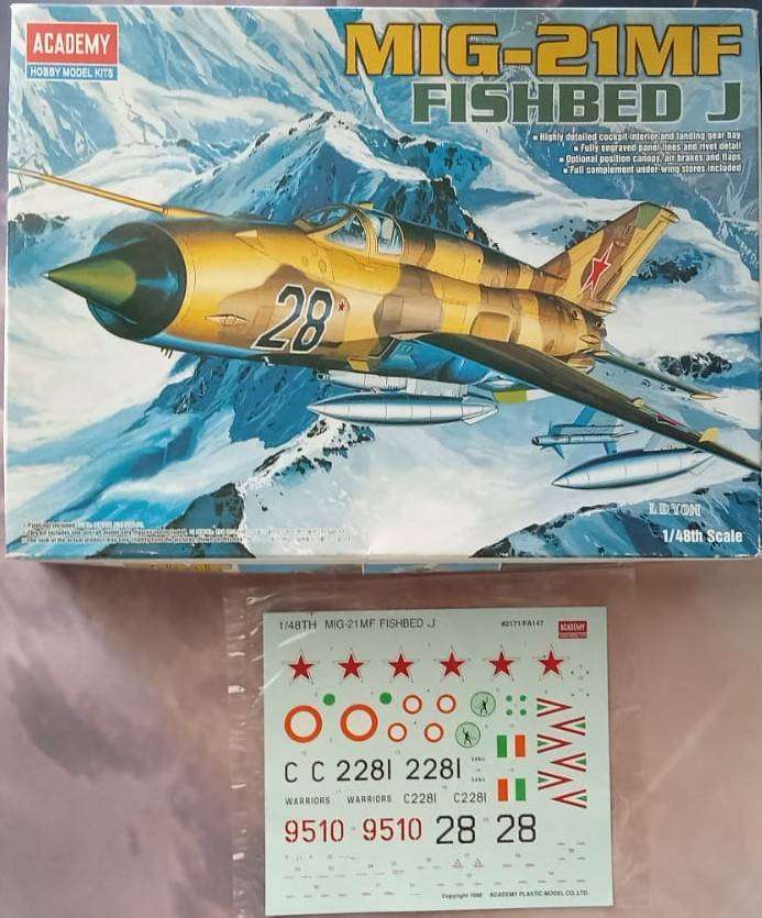 Academy Models, MIG-21 MF Fishbed J, ACAD2171, 1/48 Scale,